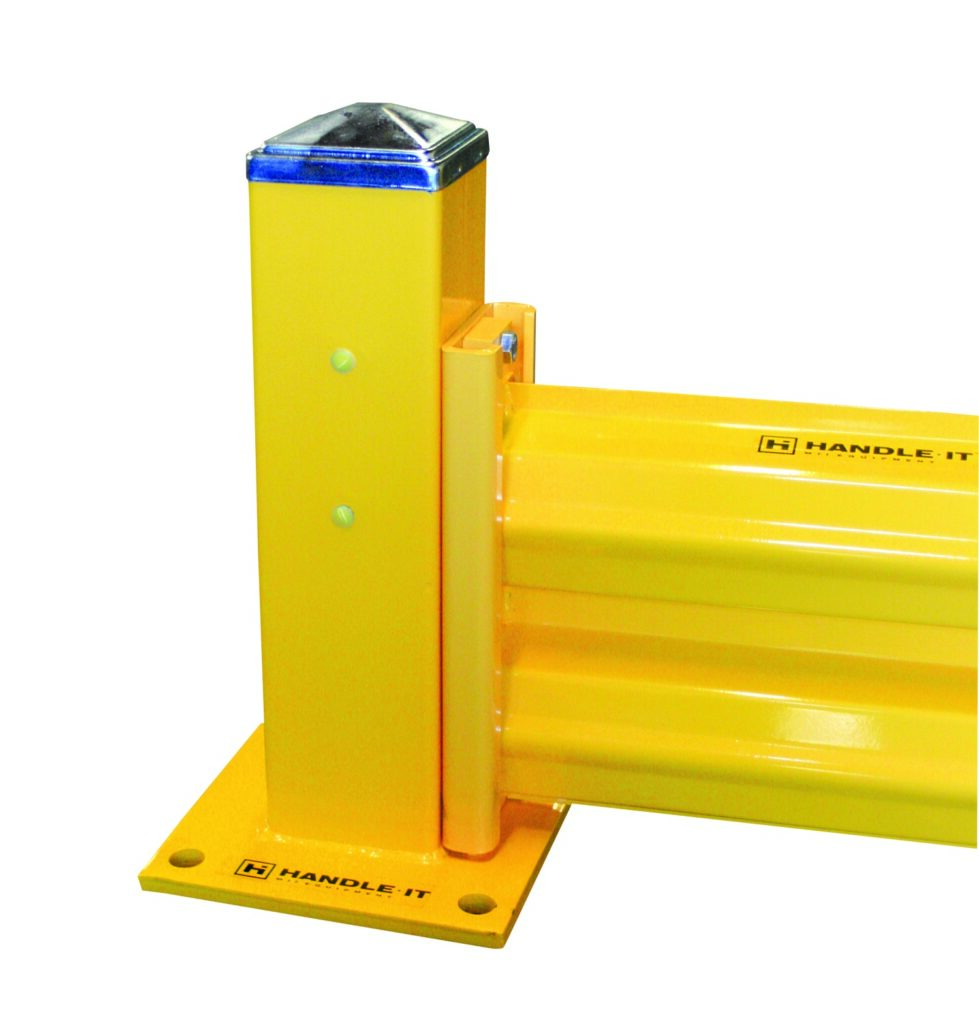 Helps extend protection closer to the floor, adding a lower barrier where facilities need to guard against pallet jack, cart, or low-impact equipment contact.