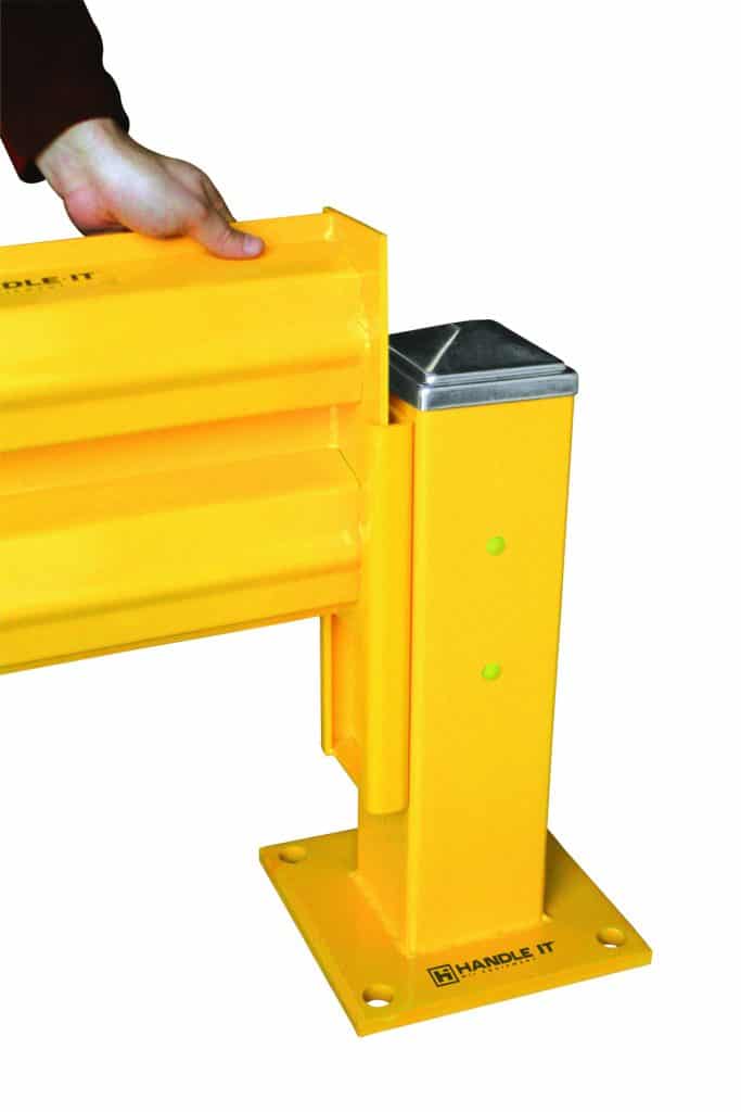 Lift-out guard rail system