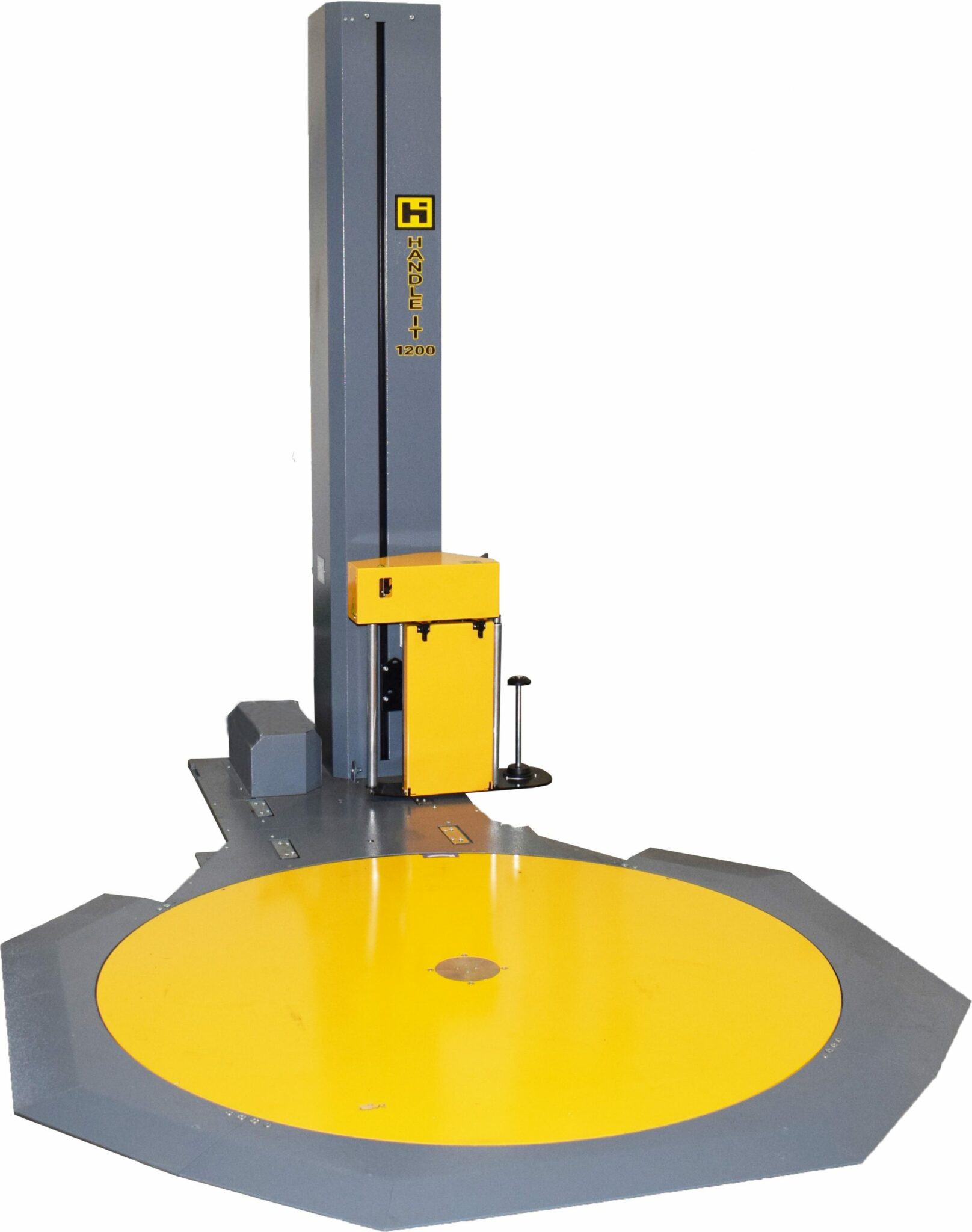 feature-image A Model 1200 semi-automatic stretch wrapper