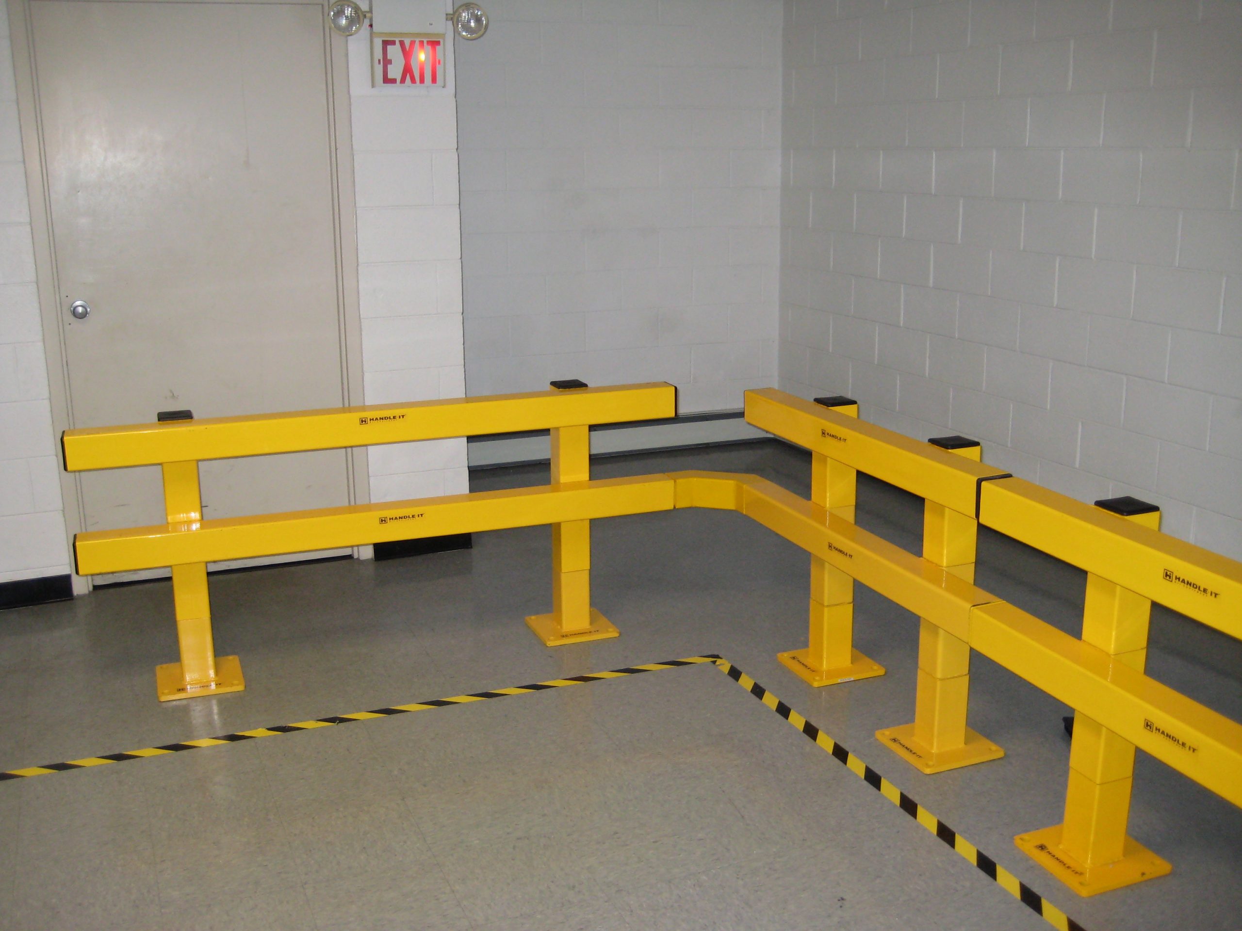Modular Warehouse Safety barriers
