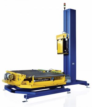 Fully automatic turntable stretch wrapper 40 pallets per hour production