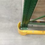 End of Aisle Rack Protector around oversize rack footplate