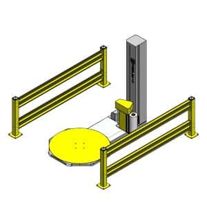 Stretch Wrapper Guard Rail Protection Kit