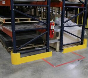 End of Aisle Rack Guarding: Most cost effective to highest impact protection value