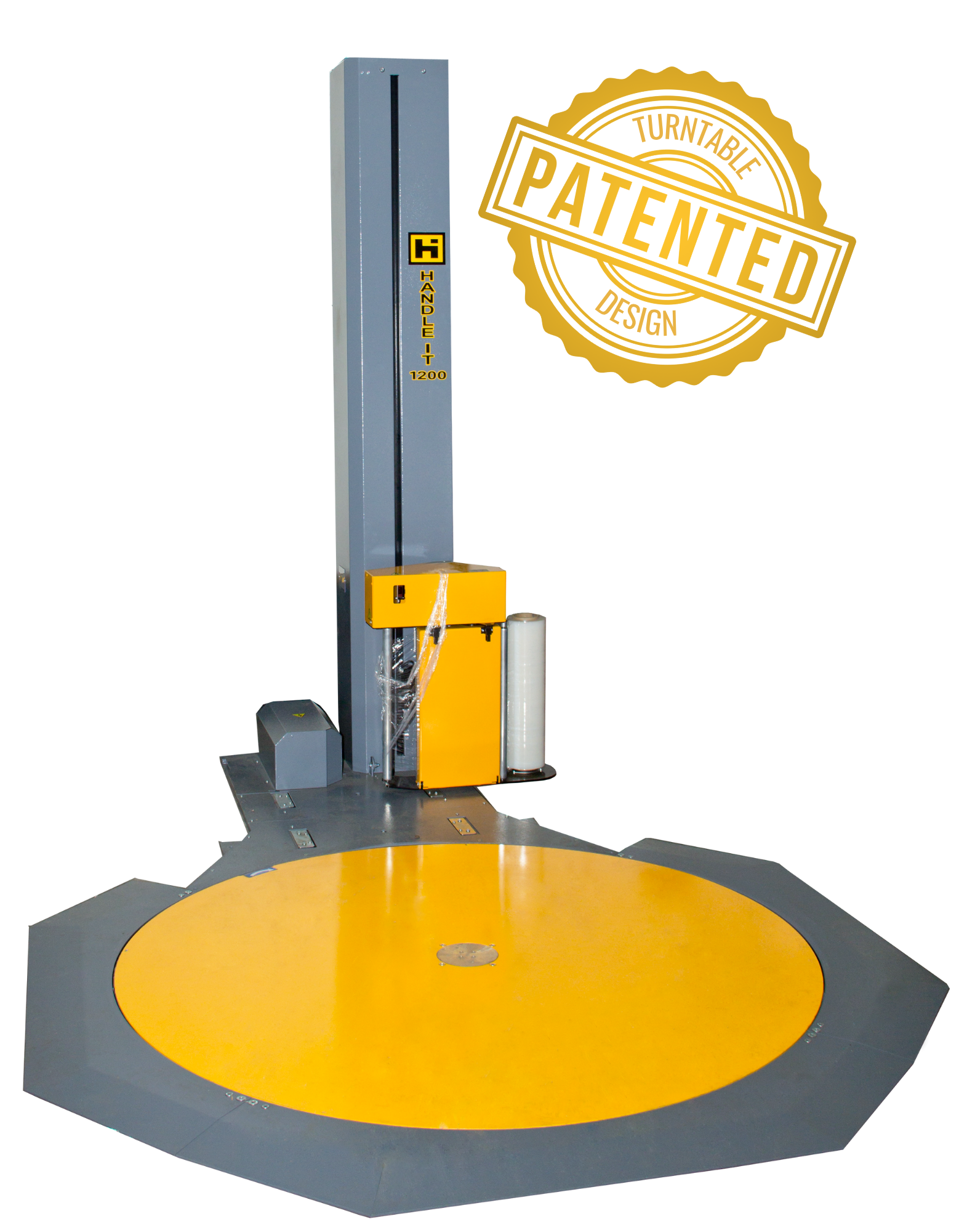 Handle-It Model 1200UL - Patented Turntable Design