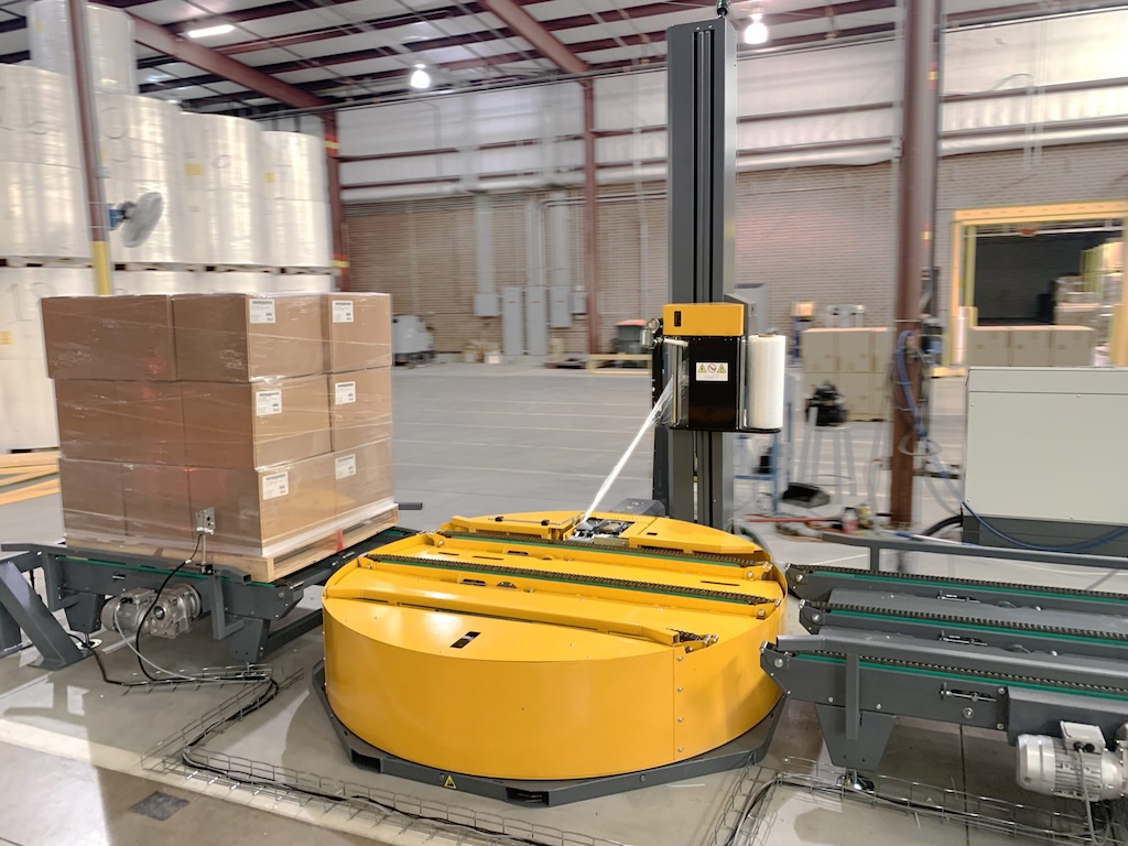 Fully-automatic pallet wrapper